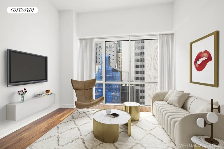 New York City Real Estate | View 60 East 55th Street, 20B | 1 Bed, 1 Bath | View 1