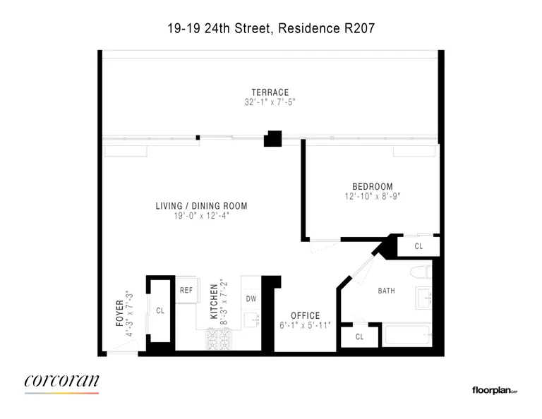 19-19 24th Avenue, R207 | floorplan | View 14