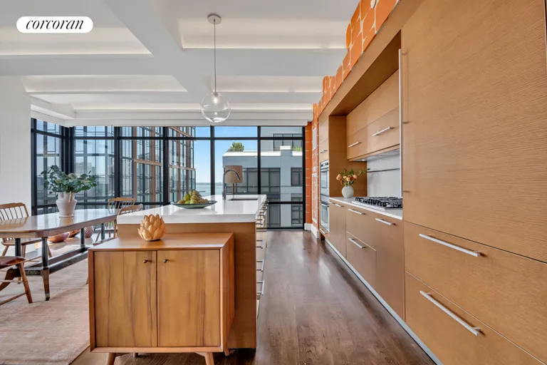 New York City Real Estate | View 360 Furman Street, 1103/1104 | Kitchen and Dining Area | View 7