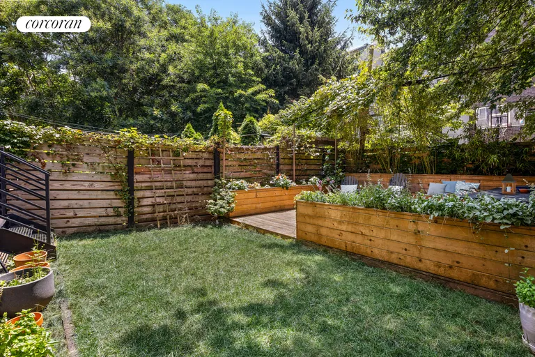 New York City Real Estate | View 138 Quincy Street, 1 | Decked backyard | View 9