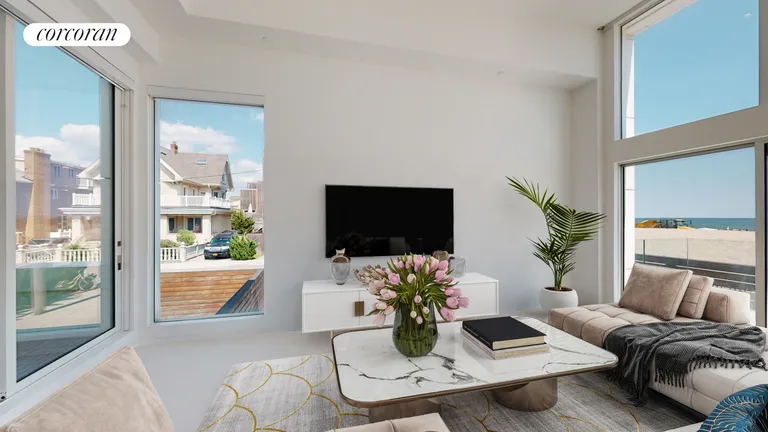 New York City Real Estate | View 137 Beach 140th Street | Living Room | View 5