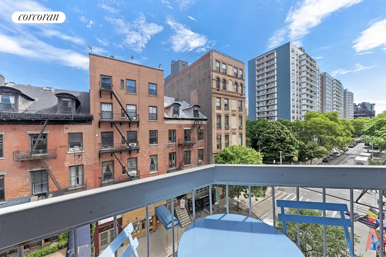 New York City Real Estate | View 184 Thompson Street, 3T | Private Balcony | View 5