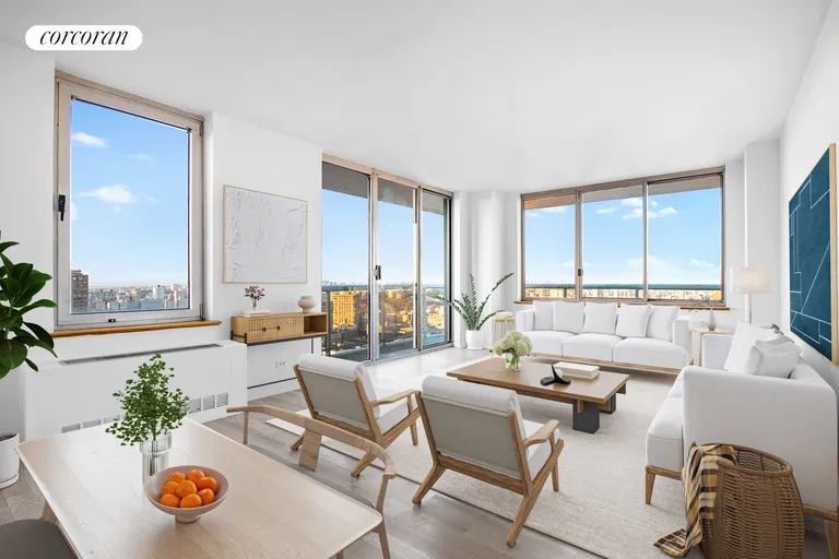 New York City Real Estate | View 200 East 89th Street, 42B | Living Room | View 3