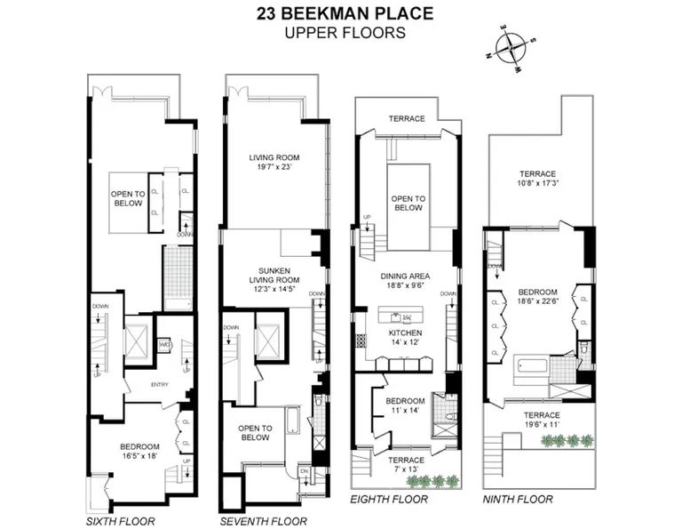 23 Beekman Place | floorplan | View 12