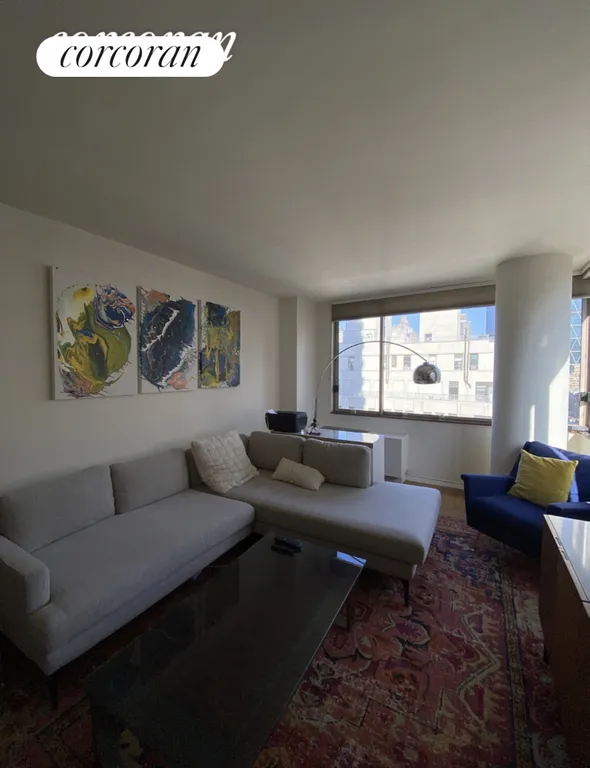 New York City Real Estate | View 350 West 50th Street, 18I | Living Room | View 5