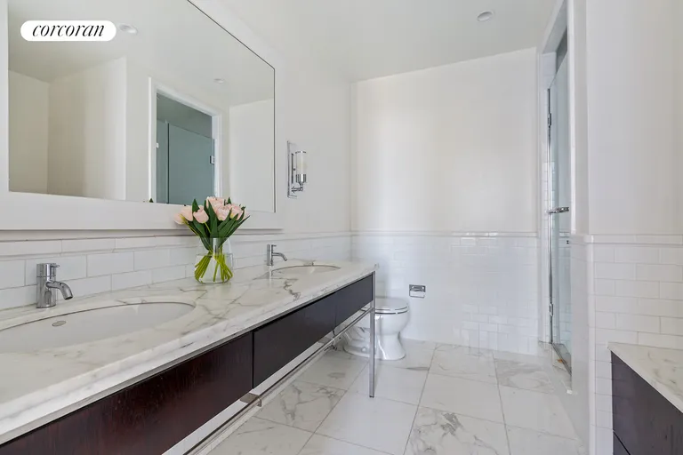 New York City Real Estate | View 150 Nassau Street, 18D | Primary Bathroom | View 4