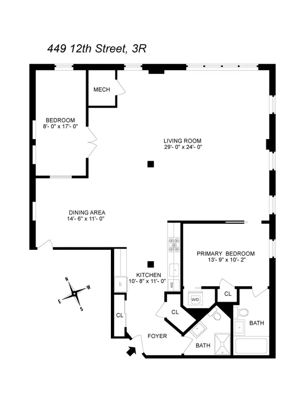 449 12th Street, 3R | floorplan | View 11