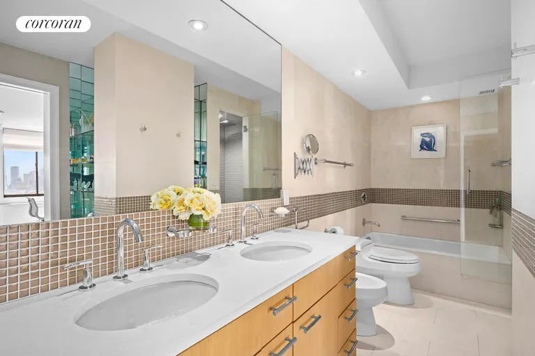 New York City Real Estate | View 255 East 49th Street, 30A | Primary Bathroom | View 8