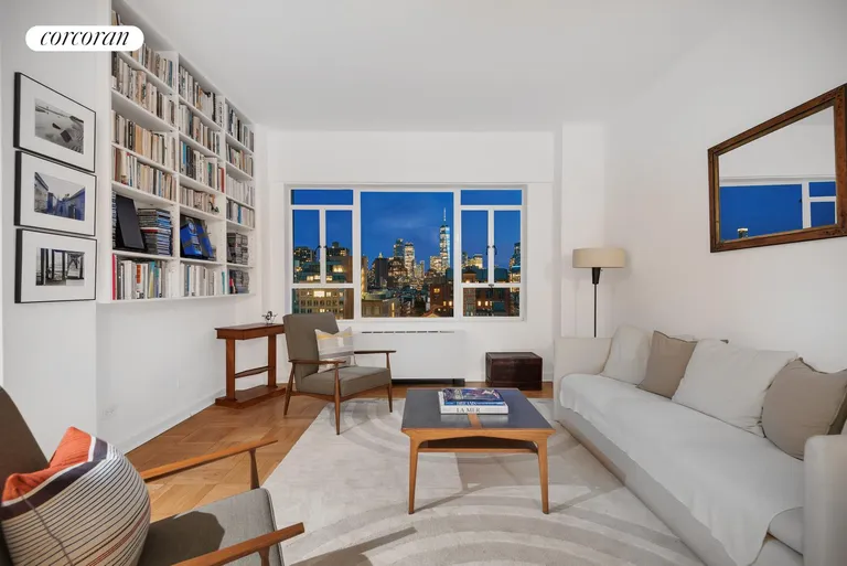 New York City Real Estate | View 2 Fifth Avenue, 14EF | Living Room | View 3