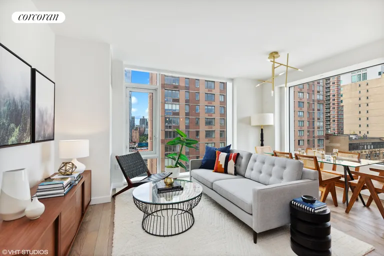 New York City Real Estate | View 505 West 43rd Street, 14H | 3 Beds, 3 Baths | View 1