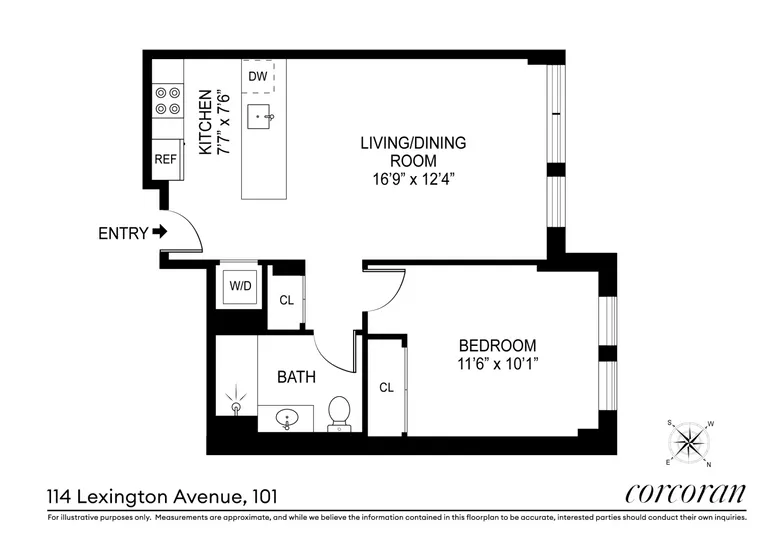 114 Lexington Avenue, 101 | floorplan | View 6
