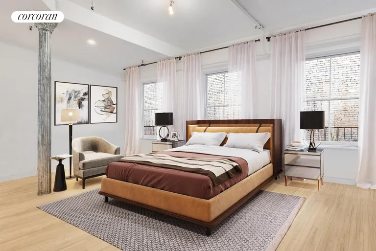New York City Real Estate | View 22 East 18th Street, 5E | Primary Bedroom  (virtual) | View 25