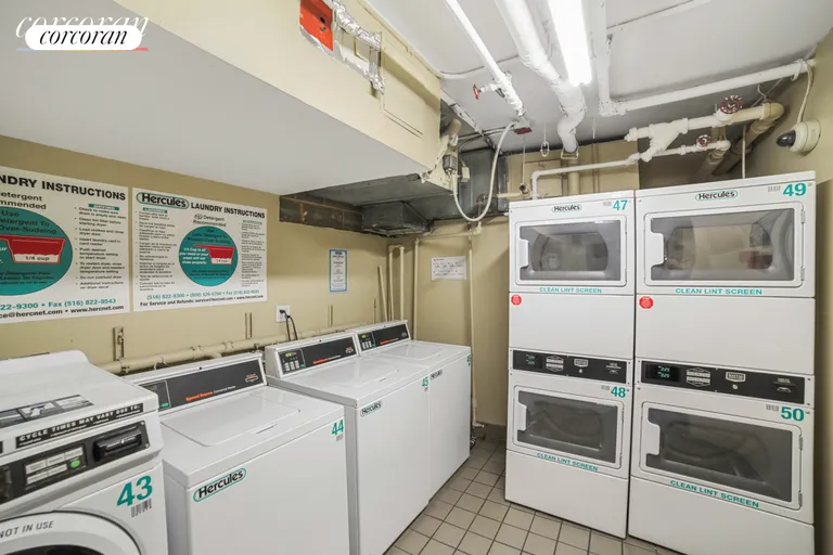 New York City Real Estate | View 350 West 50th Street, 5N | 1 of 8 Laundry rooms, 2 on the flr | View 9