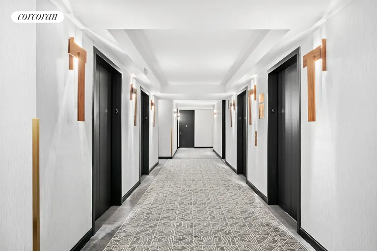 New York City Real Estate | View 350 West 50th Street, 5N | New renovated hallway | View 12
