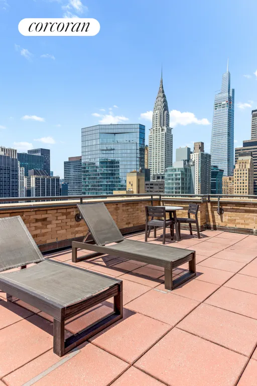 New York City Real Estate | View 310 East 46th Street, 20G | Roof Deck | View 6