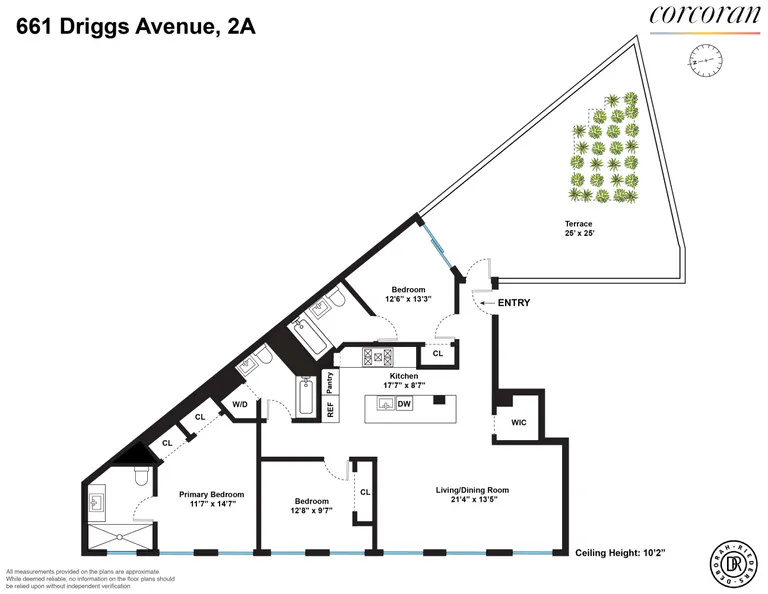 661 Driggs Avenue, 2A | floorplan | View 15