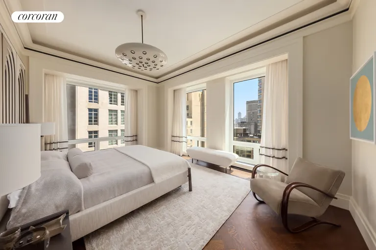 New York City Real Estate | View 220 Central Park South, 23C | Bedroom | View 9