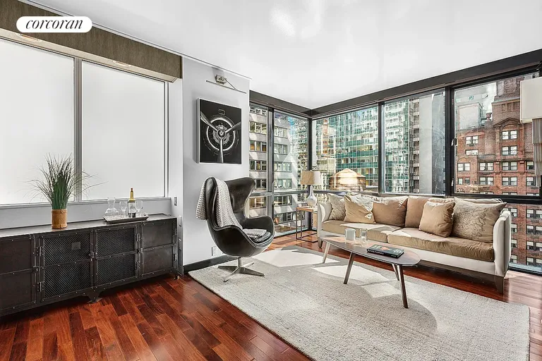New York City Real Estate | View 60 East 55th Street, 16A | 1 Bed, 1 Bath | View 1