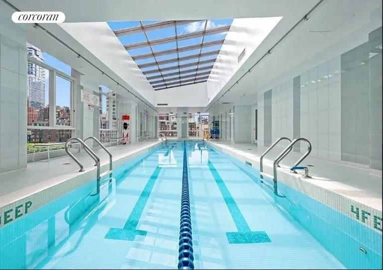 New York City Real Estate | View 200 Chambers Street, 8C | Indoor lap pool | View 15