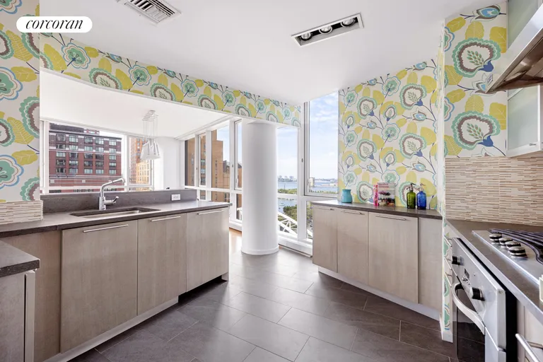 New York City Real Estate | View 200 Chambers Street, 8C | Kitchen | View 5