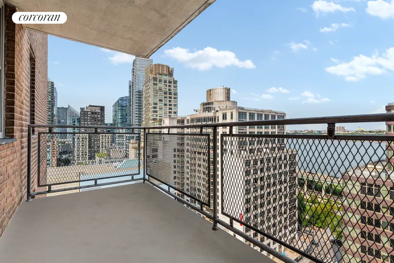 New York City Real Estate | View 303 West 66th Street, 19EW | Balcony | View 2