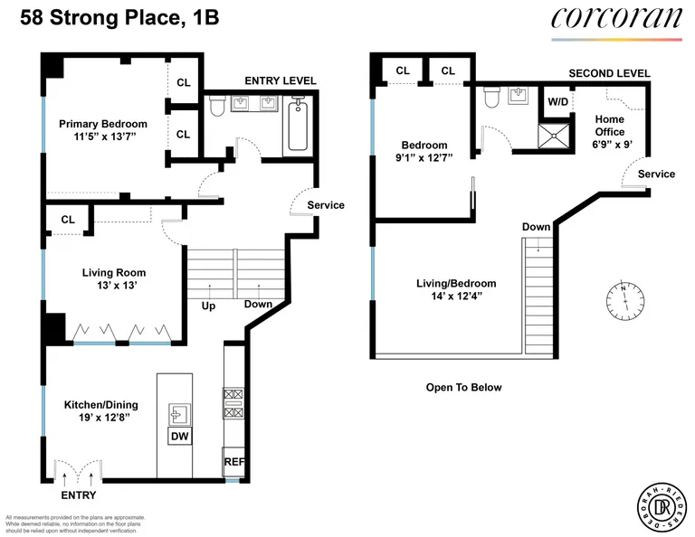 58 Strong Place, 1B | floorplan | View 21