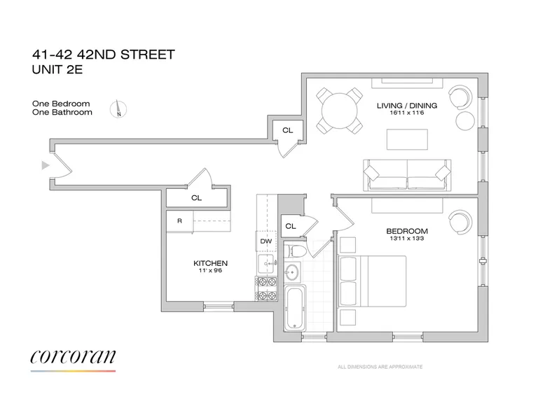 41-42 42Nd Street, 2E | floorplan | View 9