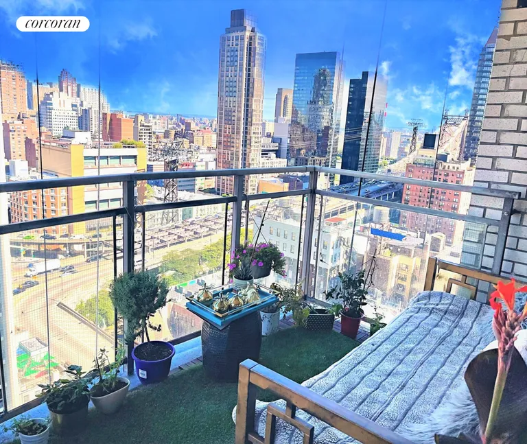 New York City Real Estate | View 303 East 57th Street, 22H | terrace | View 9