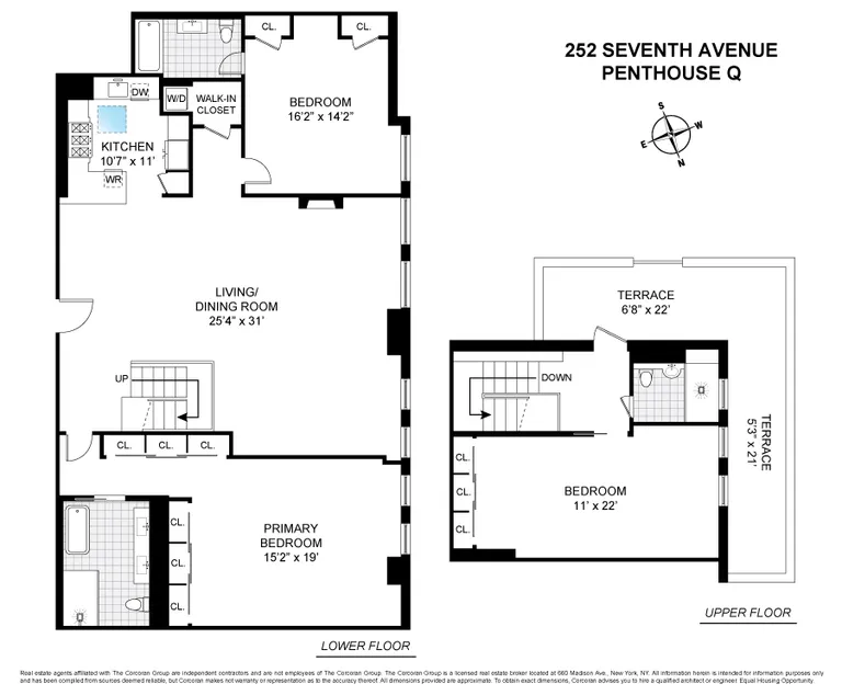 252 Seventh Avenue, PHQ | floorplan | View 17