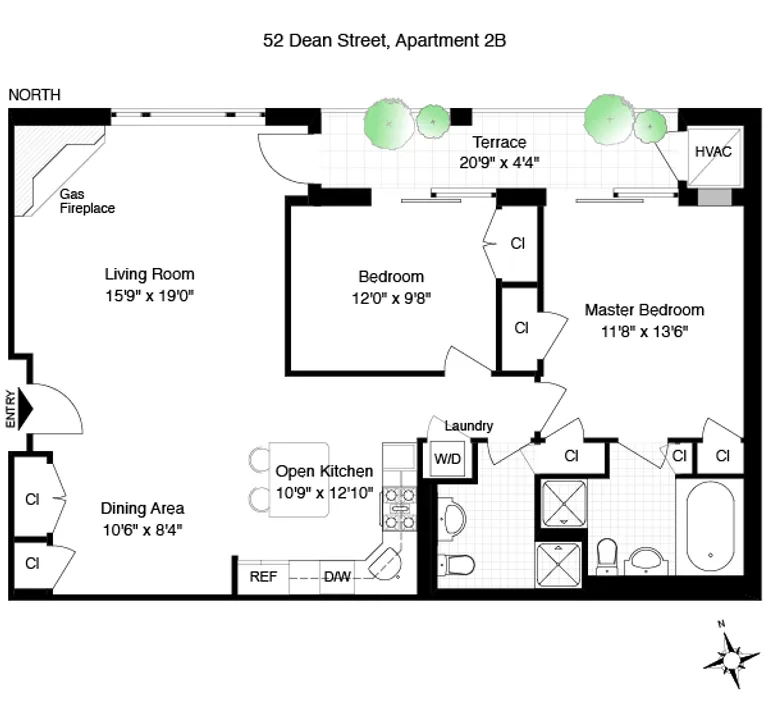 52 Dean Street, 2B | floorplan | View 10