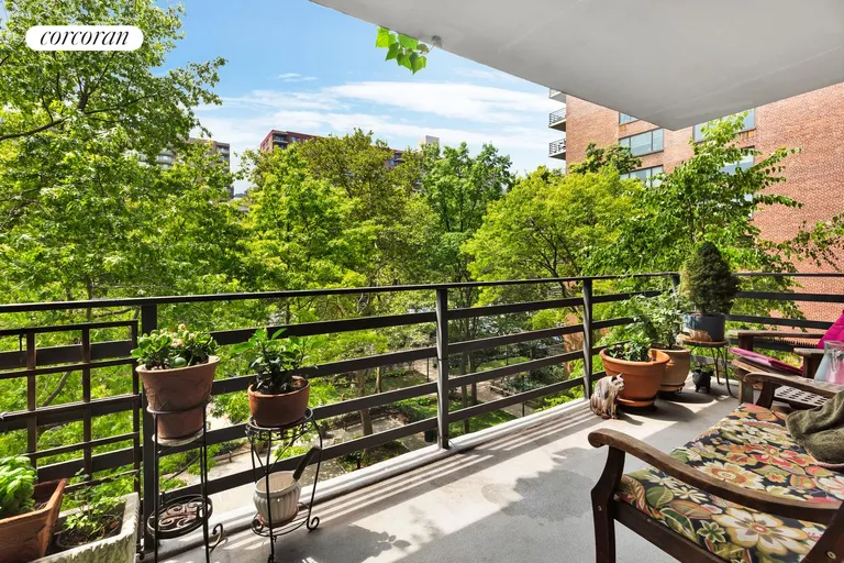 New York City Real Estate | View 400 Central Park West, 5B | Balcony | View 7