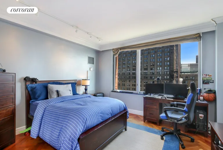 New York City Real Estate | View 10 West Street, 19C | 2nd Bedroom | View 6