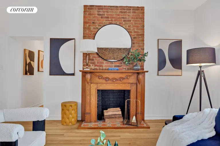 New York City Real Estate | View 203 7th Avenue, 4B | Decorative Fireplace | View 3