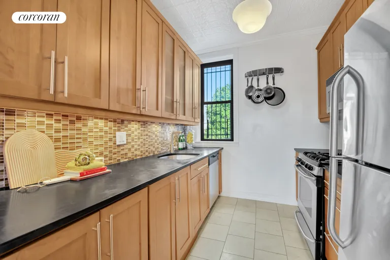 New York City Real Estate | View 203 7th Avenue, 4B | Windowed Kitchen | View 8