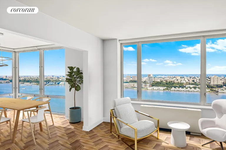 New York City Real Estate | View 220 Riverside Boulevard, 42D | Living Room | View 2