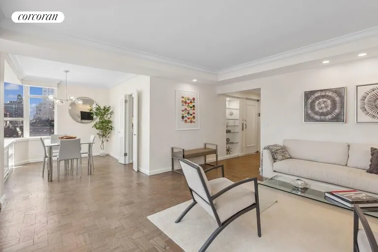 New York City Real Estate | View 110 East 71st Street, 10 | Expansive Living and Dining Rooms | View 2