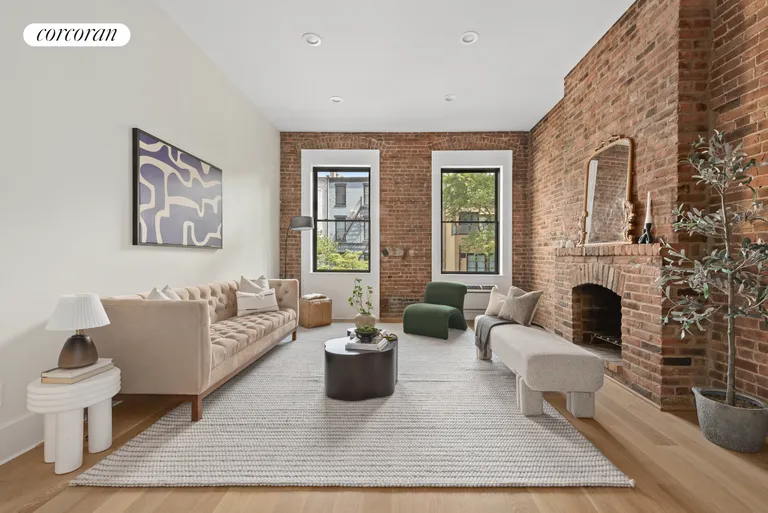 New York City Real Estate | View 453 West 43rd Street, 2C | Living Room | View 2