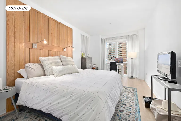 New York City Real Estate | View 340 East 23rd Street, 16E | Primary bedroom | View 3