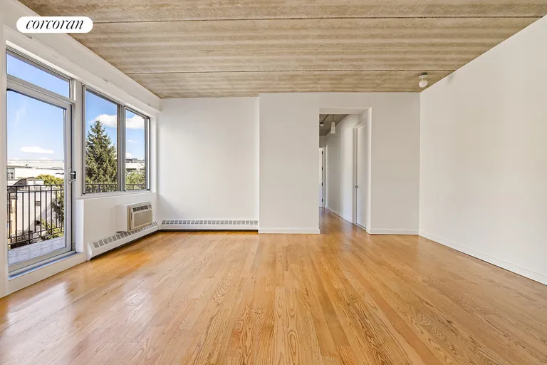 New York City Real Estate | View 529 Court Street, 406 | Open Living and dining | View 4