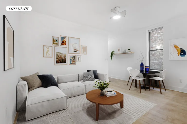 New York City Real Estate | View 42 West 120th Street, 4D | Living Room | View 2