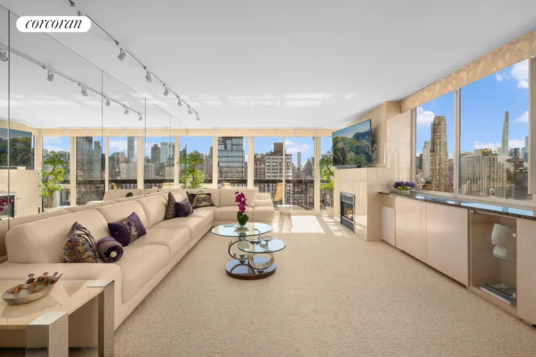 New York City Real Estate | View 330 East 75th Street, 31A | Living Room | View 2