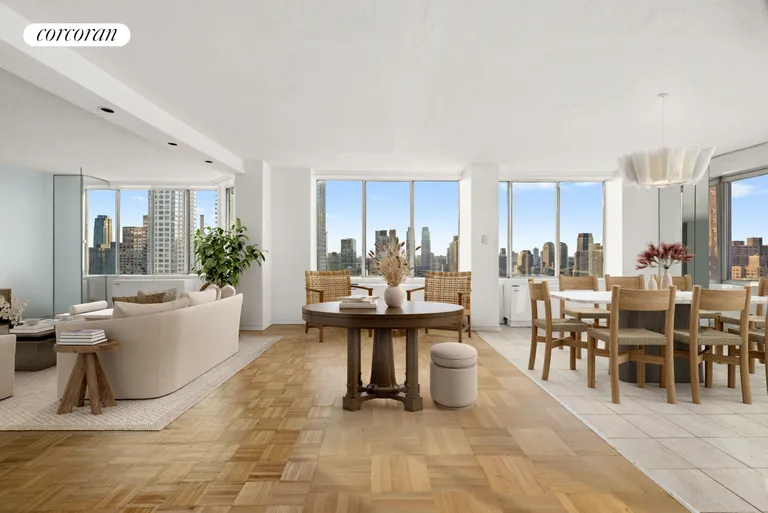 New York City Real Estate | View 61 West 62Nd Street, 22LM | Living Room | View 3