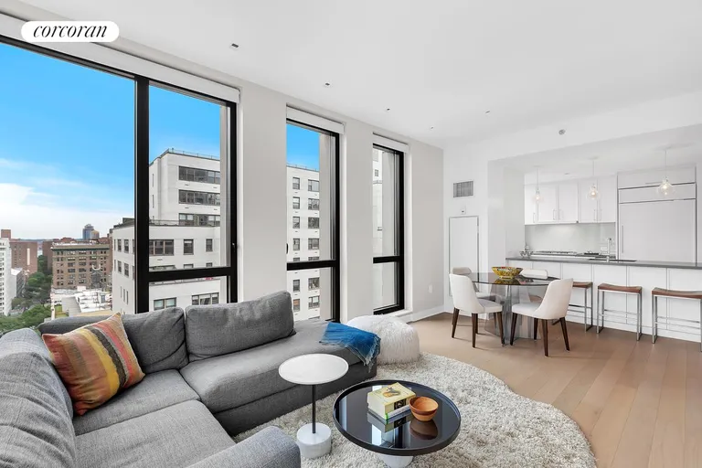 New York City Real Estate | View 160 East 22nd Street, 16C | Living Room | View 2