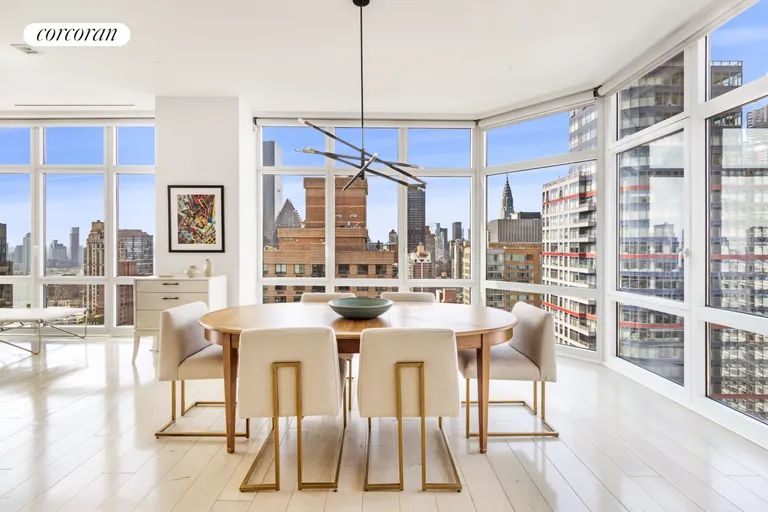 New York City Real Estate | View 300 East 55th Street, PHB | Dining Area | View 5