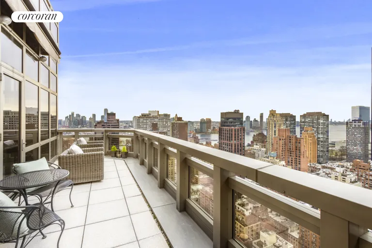 New York City Real Estate | View 300 East 55th Street, PHB | Terrace | View 4