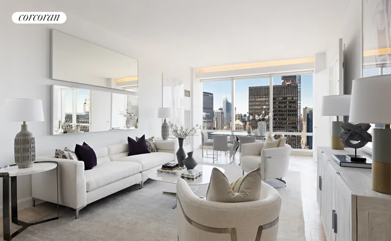New York City Real Estate | View 845 United Nations Plaza, 58E | 2 Beds, 2 Baths | View 1