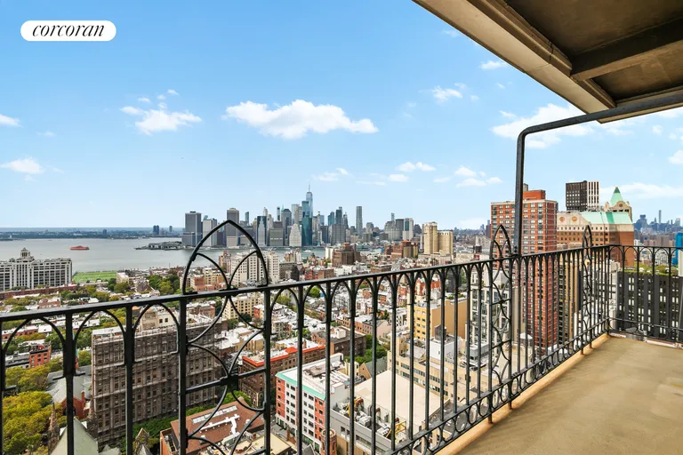 New York City Real Estate | View 75 Livingston Street, 27A | Balcony | View 10