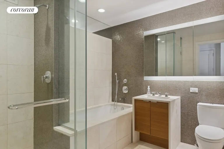 New York City Real Estate | View 70 Little West Street, 11D | Full Bathroom | View 7