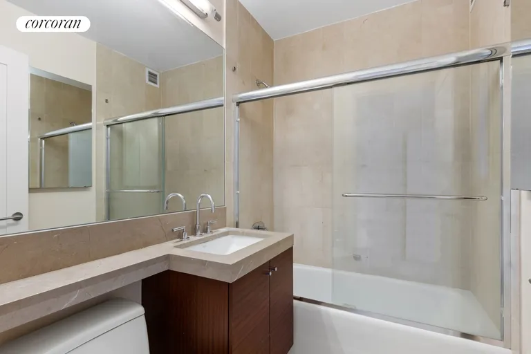 New York City Real Estate | View 30 West Street, 26D | Primary Bathroom | View 7