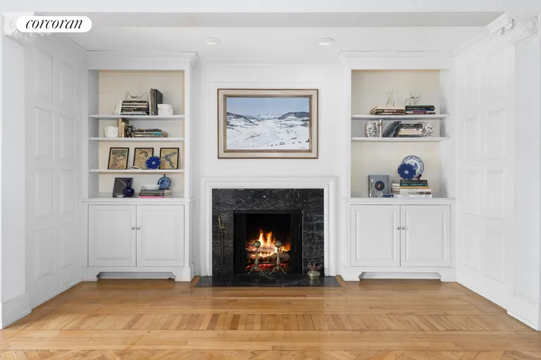 New York City Real Estate | View 136 East 79th Street, 6B | WB Fireplace LR | View 4